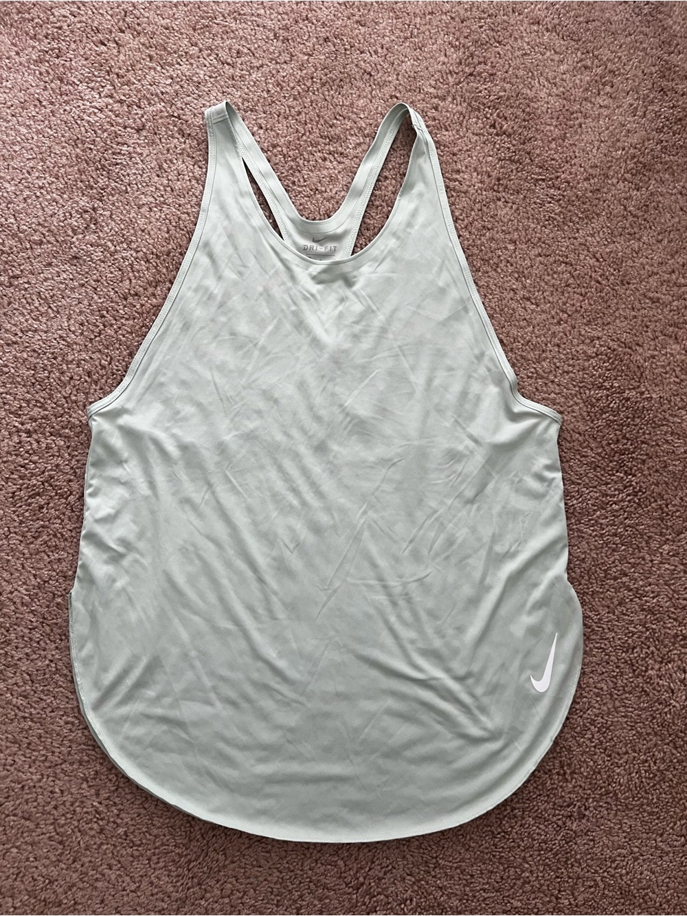Nike Women's Sage Green Racerback Tank Top